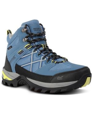 Regatta Walking Boots Samaris Iii Mixed Coronet/Lime Punch - Blue