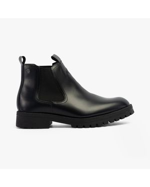Jack & Jones Camden Pu Ankle Chelsea Boots - Black