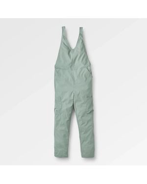 Passenger Light Meadows Organic Cotton Dungarees - Green