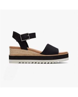 TOMS Diana Heeled Sandals - Black