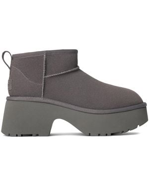 UGG Charcoal Classic Ultra Mini New Heights - Grey