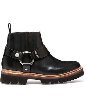 Grenson Leather Victoria Ankle Boot - Black