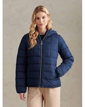 U.S. POLO ASSN. High Neck Puffer Coat - Blue