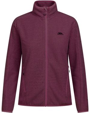 Trespass Ladies Celia Fleece Jacket Shiraz - Purple