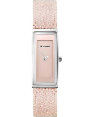 Sekonda 40373 Ladies Pastel Rocks Watch - Pink