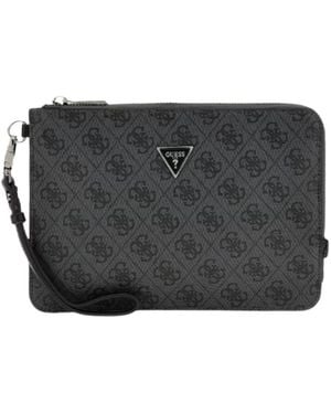 Guess Vezzola Smart Crossover Large Wallet - Black