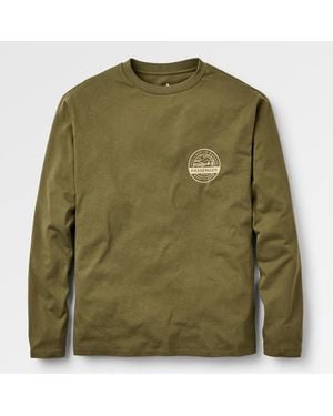 Passenger Odyssey Long Sleeve Cotton Top - Green