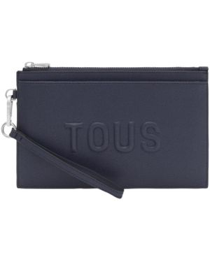 Tous Large Dark Wallet - Blue