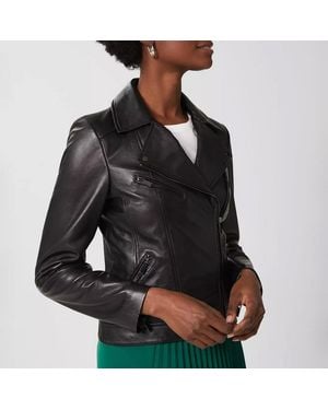 Hobbs Dakota Leather Jacket - Black
