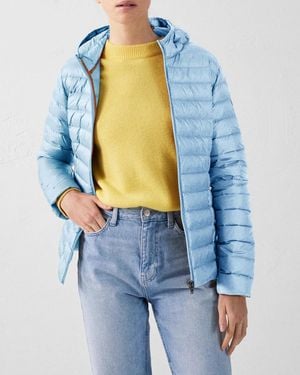 J.O.T.T Cloe Noos Down Hooded Jacket Plain - Blue