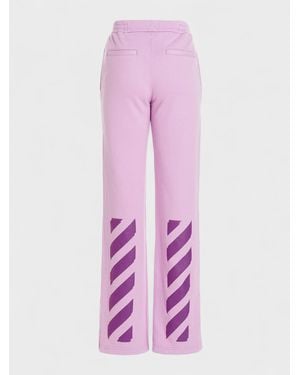 Off-White c/o Virgil Abloh Diag Tapered Sweatpant Lilac - Pink