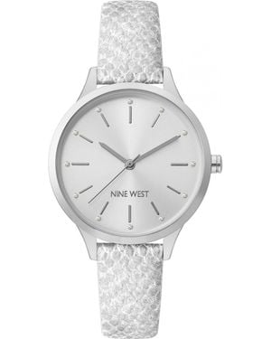 Nine West Nw-2559Svsi Ladies Watch - Metallic