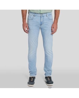 7 For All Mankind Light Slimmy Stretch Jeans - Blue