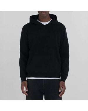 Replay Cotton Knit Hoodie - Black