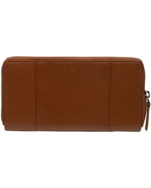 NiNa Amora 'Cecilia' Tan Leather Purse - Brown