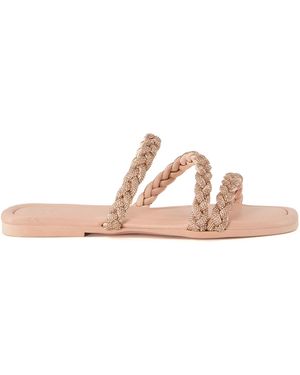 Dune Light Lassa Mule Flat Sandals - Pink