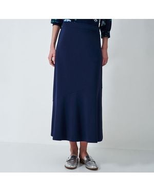 Crew Cara Ponte Skirt - Blue