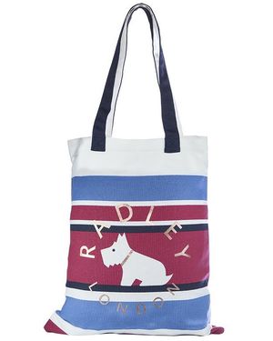 Radley Hampstead Shopping Tote Bag Cotton - Purple