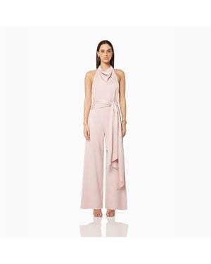 Elliatt Halle Backless Jumpsuit - Pink