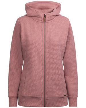 Trespass Full Zip Hoodie Winnie Polyester Light Mulberry Marl - Pink
