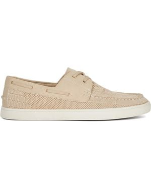 Dune Blaizerss Boat Shoe - White
