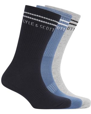 Lyle & Scott Donaldson Socks - Blue