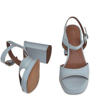 Radley Freda Lane Platform Sandal Smoke - Metallic