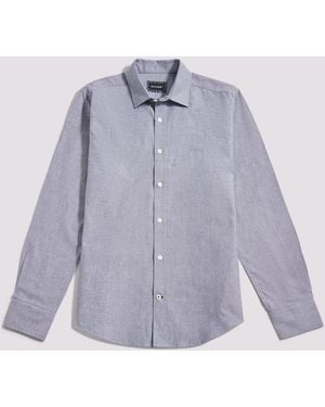 Duchamp Regular Collared Cotton Shirt - Purple