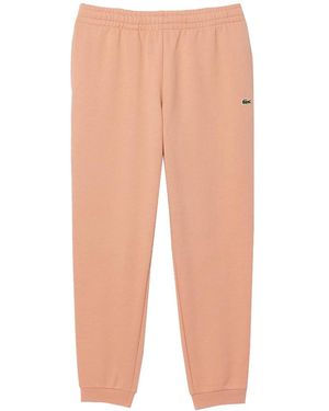 Lacoste Peach Cotton Joggers - Natural