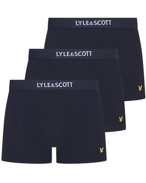 Lyle & Scott Peacoat Devon Boxers - Blue