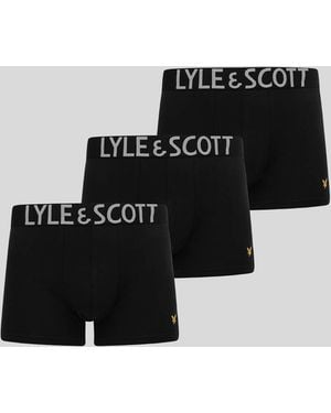 Lyle & Scott Trunk With Wide Satin Waistband - Black