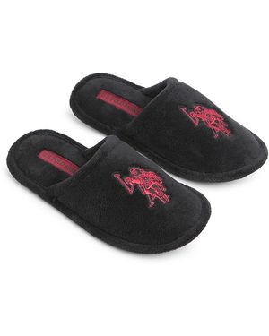U.S. POLO ASSN. Slippers - Black