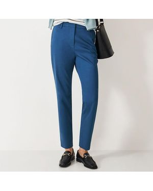 Crew Smart Cotton Blend Chino Trousers - Blue
