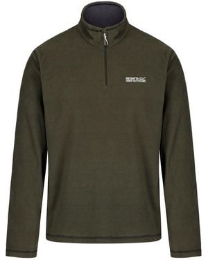 Regatta Fleece Top Thompson Polyester Dark Khaki - Green