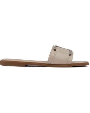 Sole Sister Dede Slide Sandals - White