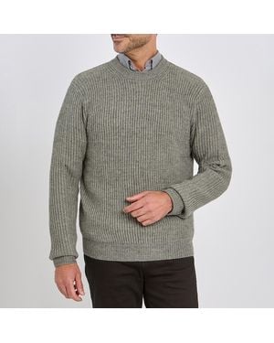 Oliver Sweeney Wool Blend Hunningham Jumper - Grey