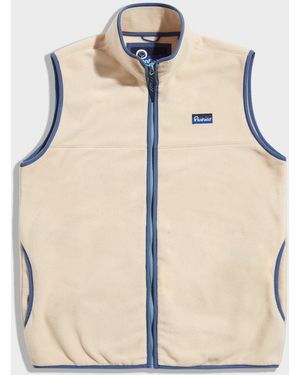 Penfield Cream Graylock Fleece Gilet - Natural