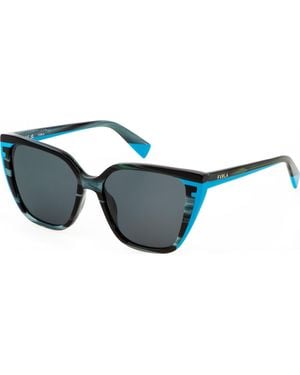 Furla Sfu782 55 06M8 Sunglasses - Blue