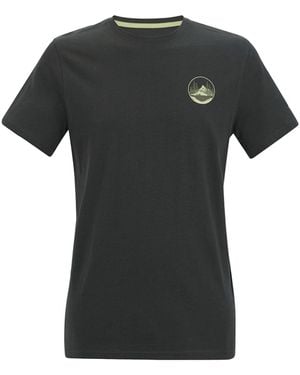 Regatta T-Shirt Breezed Cotton Ash - Black