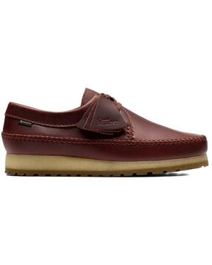 Clarks Originals Icon Weaver Gtx Rb Leather Shoe - Brown