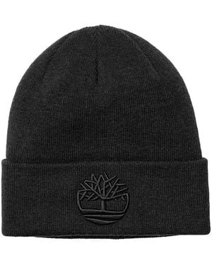 Timberland 3D Embroidery Beanie - Black