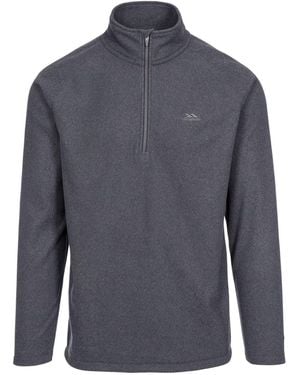 Trespass Fleece Top Keynote Polyester Charcoal - Blue