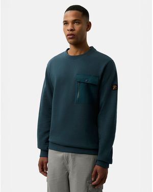 Patrick Archie Crew Sweat - Blue