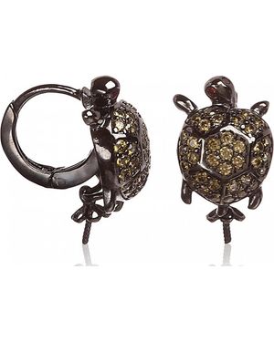 Lancaster Jla-Ear-Turtle-3 Ladies Earrings - Black