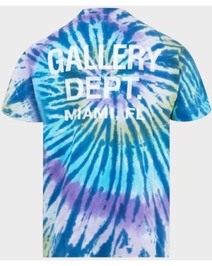 GALLERY DEPT. Miami Souvenir Tee Marina Tie Dye - Blue