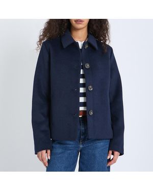 Crew Wool Blend Smart Jacket - Blue