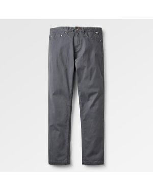 Passenger Charcoal 365 5 Pocket Trousers - Grey