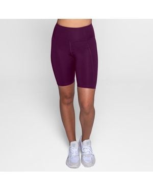 GIRLFRIEND COLLECTIVE Plum Compressive High-Rise Bike Shorts - Purple