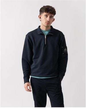 Moose Knuckles Dark Sweatshirt - Blue