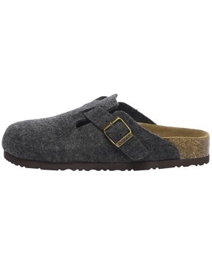 EVER AU Nightjarwea Leather Sandals - Black